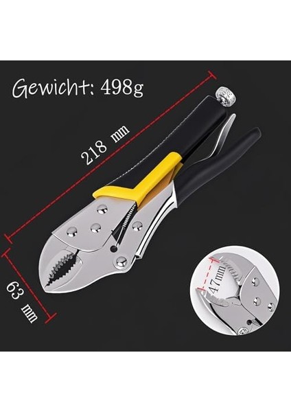 250 mm Kavrama, Güçlü Yay, Pas Koruması, Tek Elle Kullanım. modelleri