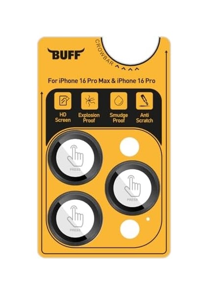 Labs 16 Pro Max / 16 Pro ile Uyumlu Titanyum 9h Lens ( ) fiyatları