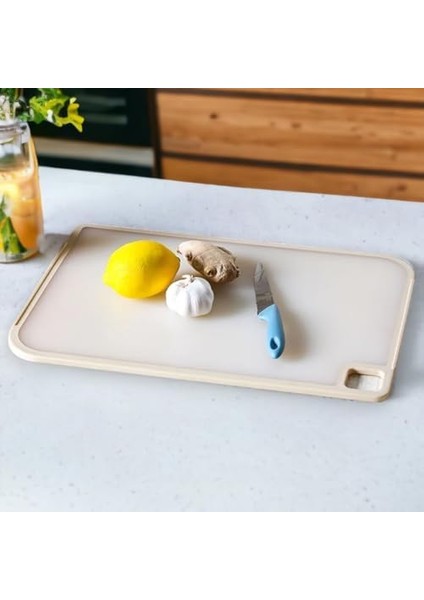 Fika Kesme Tahtası Büyük 305 * 445 * 9 mm Bej fiyatları