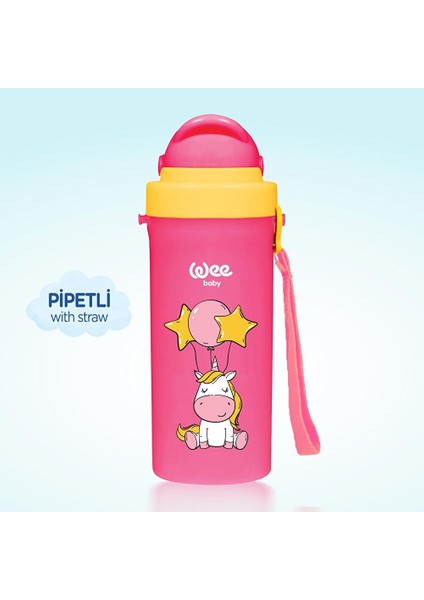 896 Wee Baby Pipetli Bardak Pembe 300ML modelleri