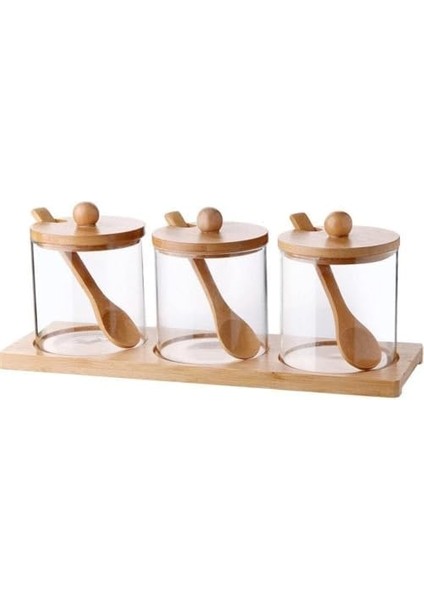 Bambu 3&apos;lü Cam, Borasilikat, Seti - Şık ve Fonksiyonel Bambu - Mutfakta Düzeni ve Lezzeti Bir Arada Yaşayın! modelleri