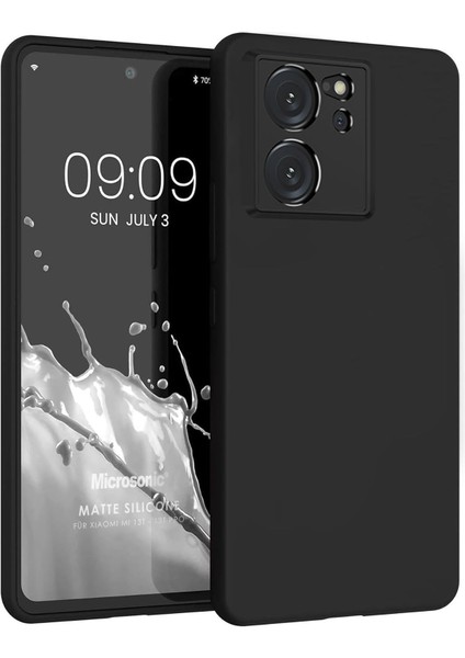 Silicone Mi 13T Pro Için Kılıf Siyah [mi 13T Pro ile Uyumlu Kılıf - Siyah]