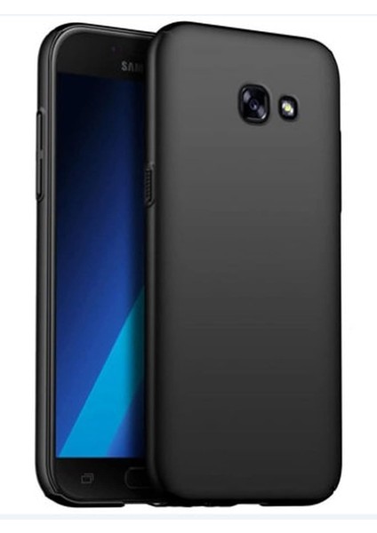 Galaxy A7 2017 (A720) Ruber Mat Slikon Kılıf Siyah