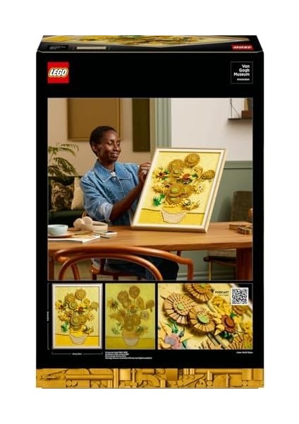 Art Vincent Van Gogh – Ayçiçekleri 31215 - Yetişkinler Için Ayarlanabilir Taç Yaprakları Içeren Yaratıcı Dekoratif Model Yapım Seti, Sanatsever Kadınlar ve Erkekler Için Hediye Fikri (2615 Parça) fiyatları