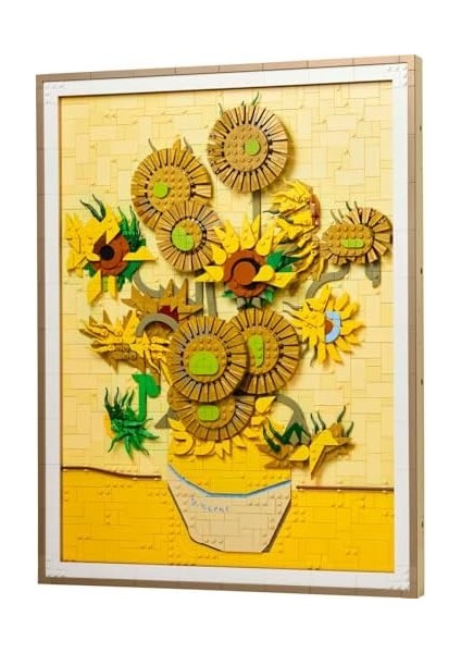 Art Vincent Van Gogh – Ayçiçekleri 31215 - Yetişkinler Için Ayarlanabilir Taç Yaprakları Içeren Yaratıcı Dekoratif Model Yapım Seti, Sanatsever Kadınlar ve Erkekler Için Hediye Fikri (2615 Parça) modelleri