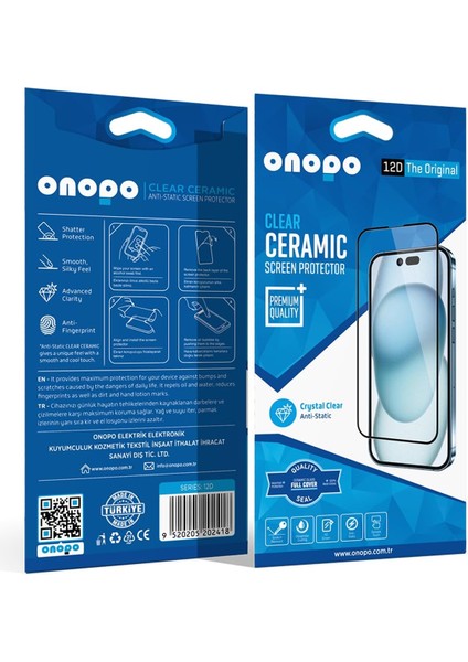 16 Uyumlu 12D Şeffaf Seramik Cam Ekran | Tam Kaplayan, Dayanıklı, Uygulama