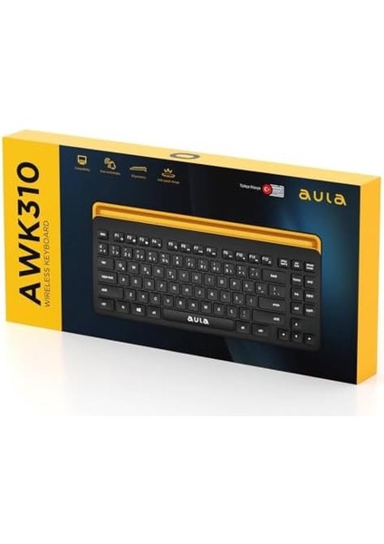 AWK310 4.0 Kablosuz Telefon Tablet Tkl Türkçe Q Klavye modelleri