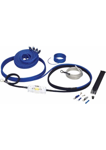 8-Gauge 6000 Serisi El Komple Amplifikatör Kurulum Kiti
