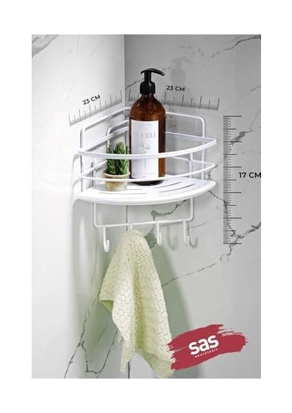 Haus Yapışkanlı Ömür Boyu Paslanmaz Ayarlanabilir Raf Düzenleyici Şampuanlık Lk-01 Bbbk modelleri