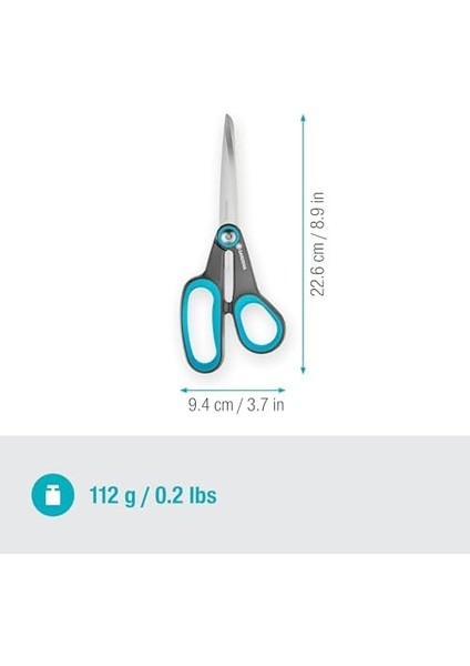 Multicut: Komfortowe No- Yce Uniw. Do Domu I Ogrodu, Wysokiej Jako〗ci Ostrza Ze Ze St. Nierdz.j, Uchwyty Z Plastiku Z Recyklingu, Odpowiednie Dla Osób Lewo- I Prawor▼cznych (12215-20) modelleri
