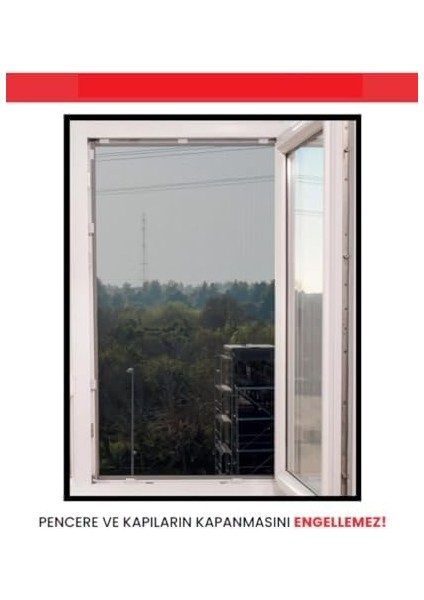 Luas Pencere Sinekliği, Tek Kanat Beyaz Tül Sineklik, Sivrisinek Ağı, Sinek Böcek Tutucu, Aparatlı Cam Sinek Teli, Montaj 75 cm modelleri