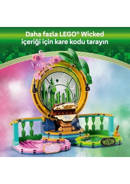 Wicked Elphaba ve Glinda Figürleri 75682-10 Yaş ve Üzeri Çocuklar Için Fantastik Oyuncak Yapım Seti (558 Parça) modelleri