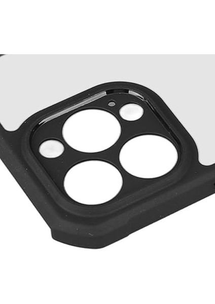 16 Pro Siyah Kenarlı Şeffaf Kılıf - Dayanıklı Şok Emici Tam Kasa Koruma, Zarif Siyah Çerçeveli Transparan Kapak fiyatları