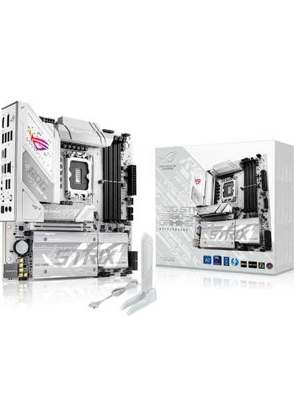 Rog Strix B860-G Gaming Wifi Matx Anakart, Gelişmiş Aı Pc&apos;ye Hazır, 14+1+2+1 Güç Aşamaları, Ddr5 Yuvaları, Pcıe 5.0, Dört M.2 Yuvası, Wifi 7, Aı Networking Iı, Sync Rgb Aydınlatma.