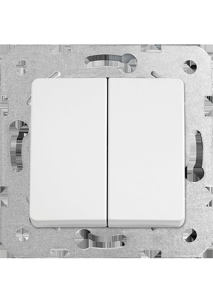 Linnera/rollina Beyaz Komütatör Mekanizma ve Düğme