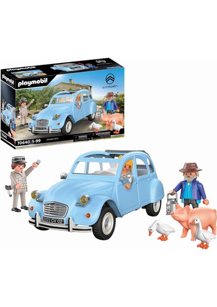 70640 Klasik Araba Citroën 2cv, Kapaklı Teneke Salyangoz, Otomobil Tutkunları Için Parçası, ve 5 Yaş ve Üzeri Çocuklar Için Oyuncak