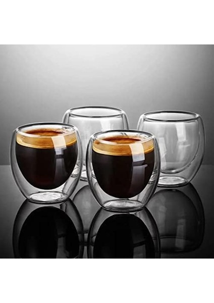 Katmanlı 2&apos;li Espresso Cam Seti 80 ml fiyatları