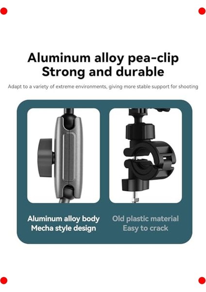 Aksiyon Kamera & Telefon Gidon Tutucu, 360° Döner modelleri