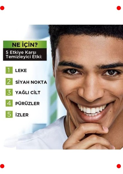 Erkeklere Özel Kömürlü Yüz Yıkama Jeli 100 ml fiyatları
