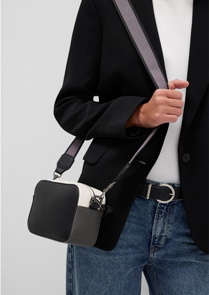 Siyah Askılı Antrasit Çapraz Çanta 1910084-88035
