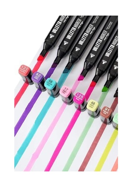 Moringa 48&apos;li Çift Taraflı Art Marker Keçeli Seti Çantalı fiyatları