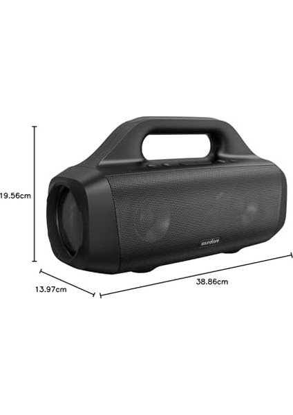 Motion Boom Kablosuz Hoparlör, 30W Ses, Ipx7 Suya Dayanıklılık, Teknolojisi, Uygulaması, Dış Mekanlar Için Ses Bombası, 24 Saate Varan Şarj fiyatları