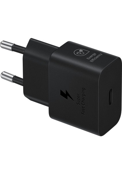 Siyah Kablosuz 25W USB C Hızlı Ac Şarj Cihazı