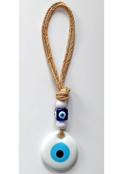 Nazar Boncuklu El Yapımı Duvar Süsü