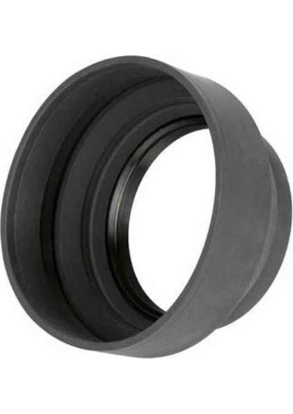 72MM Üç Kademeli Kauçuk Parasoley, Lens Hood
