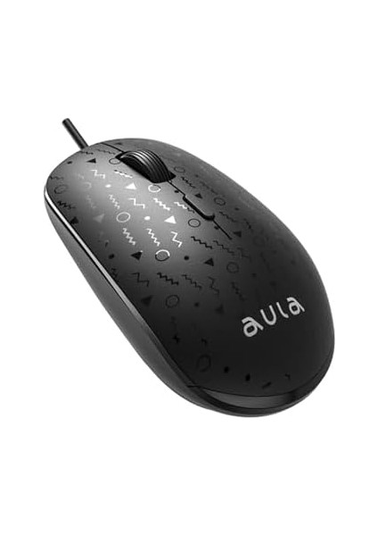 AM106 1000-1600-2000 Dpı USB Kablolu Optik Mouse, Siyah modelleri