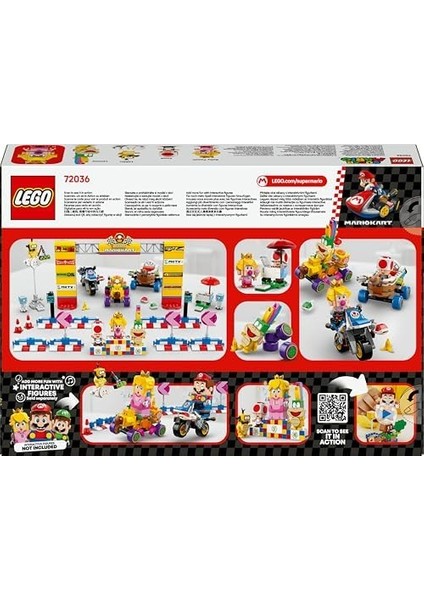 Super Mario: Mario Kart – Baby Peach ve Grand Prix Seti 72036, 8 Yaş ve Üzeri Erkek ve Kız Çocukları ve Oyuncular Için Yaratıcı Oyuncak Yapım Seti, Hediye (823 Parça) fiyatları