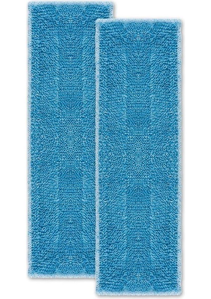 Moppy Genel Microfiber Bez Seti 2&apos;li, Tüm Yüzeyler Için Uygun, Yıkanabilir, Pamuklu, Mavi