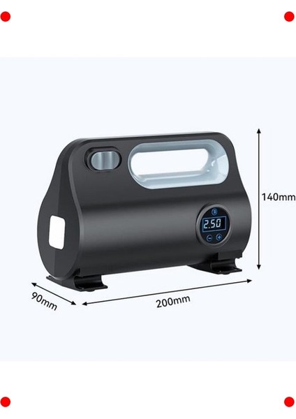 12V Araç Lastik Şişirme Kompresörü - LED Ekranlı indirimleri