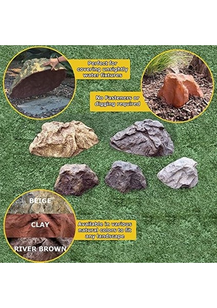 X-Scapes Yapay Kaya - Pompa Kapağı, Nehir modelleri