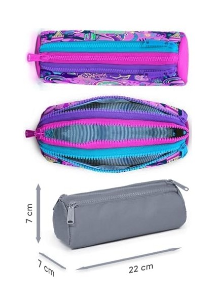 Grafiti Üç Bölmeli Çantası - Kız Çocuk fiyatları