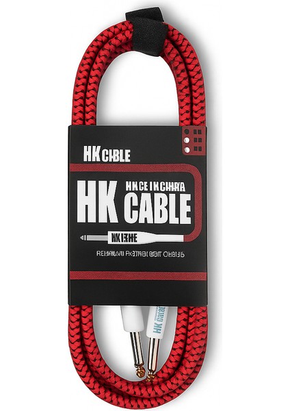 3 Metre Enstrüman Jak Kablosu (Kırılmaz Ütü Kablo)