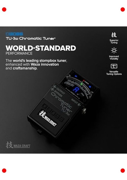 Profesyonel Kromatik Tuner Pedalı - Waza El Sanatı fiyatları