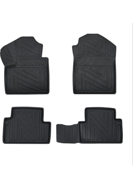 Ford Tourneo Connect 2002-2013 Uyumlu Araca Özel Premium 4d Havuzlu Paspas Takımı fiyatları