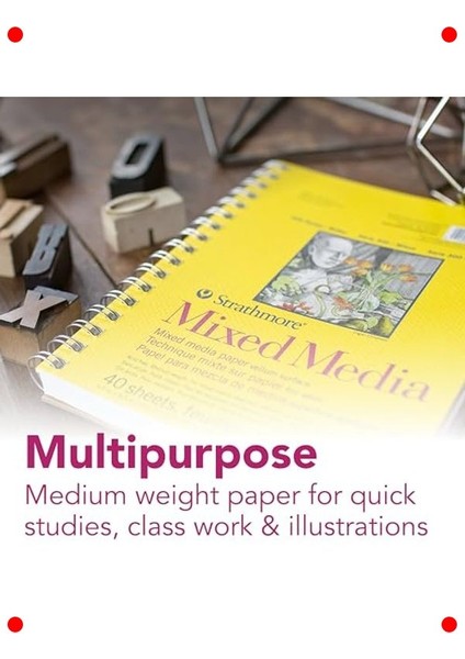 9X12 Karışık Teknik Sanat Pedi - 40 Yaprak fiyatları