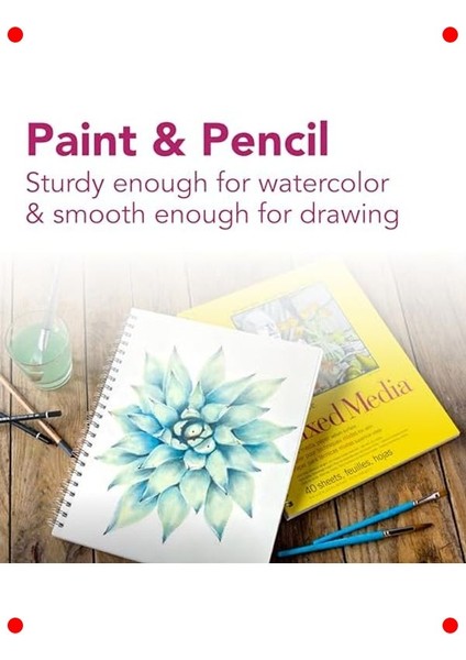 9X12 Karışık Teknik Sanat Pedi - 40 Yaprak modelleri