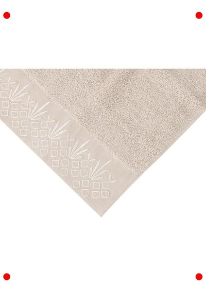 Zarif Gri Nakışlı Pamuklu El Havlusu 50X90 modelleri