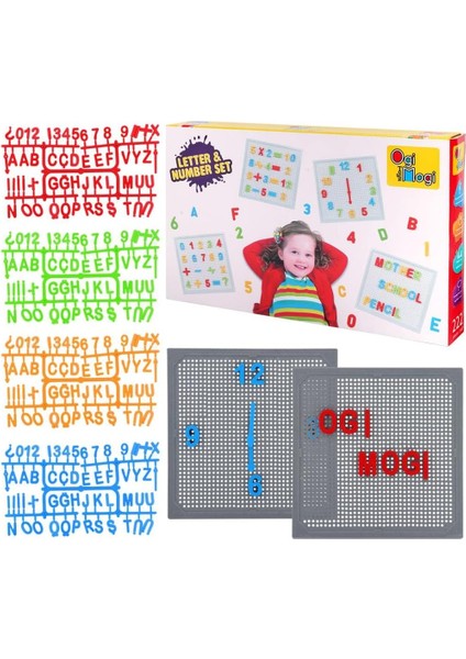 Mogi Toys Harf ve Rakam Seti 220 Parça