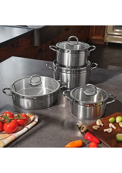 Çelik Tencere Seti, 8 Parça fiyatları