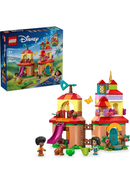 ǀ Mini Enkanto Evi 43261-5 Yaş ve Üzeri Prenses Seven Kız ve Erkek Çocuklar Için Yaratıcı Oyuncak Yapım Seti, Doğum Günü Hediyesi (186 Parça)