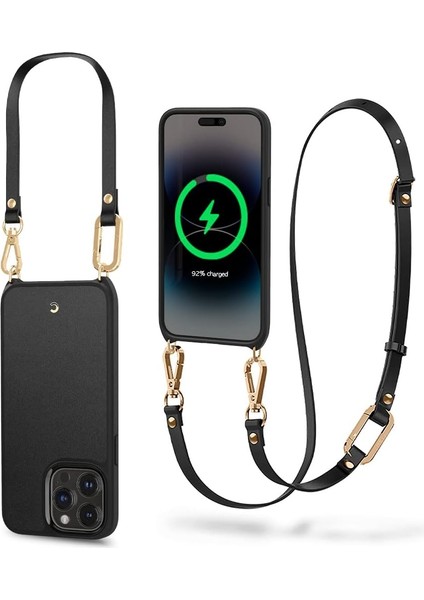 Ciel By 14 Pro ile Uyumlu Askılı Kılıf Charm Mag Magsafe Özellikli - ACS05028