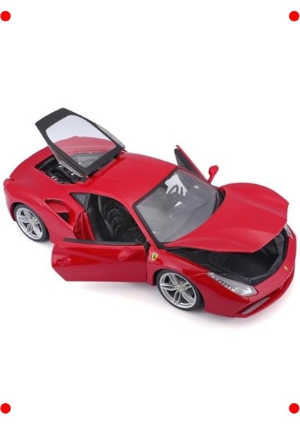 1:18 Ölçekli Kırmızı Spor Araba Modeli fiyatları