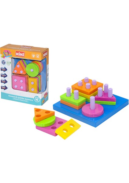 Geometrik Şekiller Bulmaca Asortili