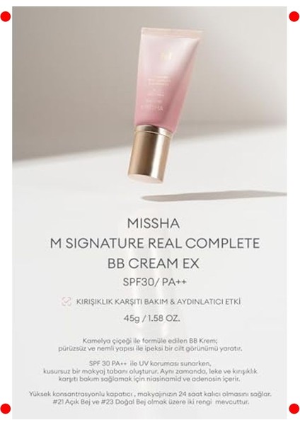 Çok Fonksiyonlu Bb Krem SPF30 Pa No.21 fırsatları