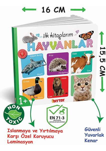 Ilk Kitaplarım 6lı Bebek Kitap Seti modelleri