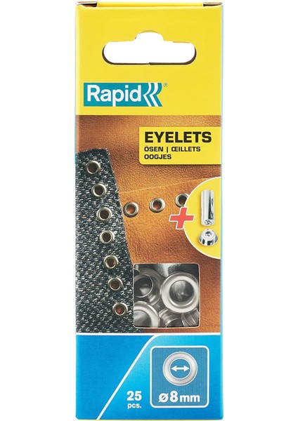 Halkalar 25 Adet Vurma Aleti Dahil, 8 Mm, 5000411